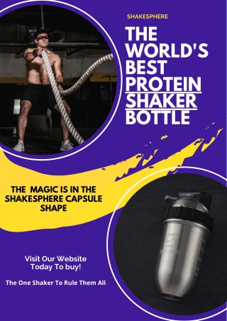 The World's Best Protein Shaker Bottle