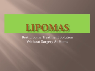 Best Lipoma Treatment Without Surgery - Lipoma Wand