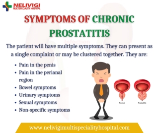 Symptoms Of Chronic Prostatitis | Best Urology Hospitals in Bellandur, Bangalore | Nelivigi Multispeciality Hospital