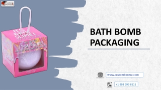 Bath bomb packaging with unique designs in Texas, USA