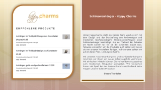 Schlusselanhanger - Happy Charms