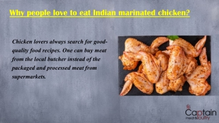 Indian marinated chicken in Surrey