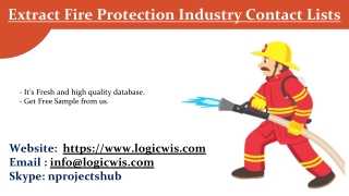 Extract Fire Protection Industry Contact Lists