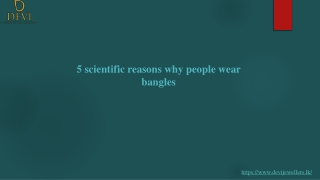 5 scientific reasons why people wear bangles