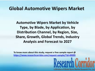 Automotive Wipers Market by Vehicle Type, by Blade, by Application, by Distribution Channel, by Region, Size, Share, Gro