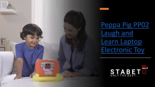 Peppa Pig PP02 Laugh and Learn Laptop Electronic Toy