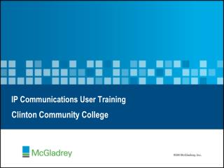 IP Communications User Training