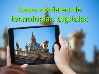 Uso social de tecnología