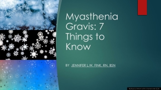 Myasthenia gravis