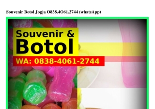 Souvenir Botol Jogja Ô838_4Ô61_2744{WA}