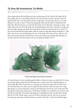 Tỳ Hưu Đá Aventurine Tự Nhiên