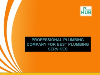 PROFESSIONAL PLUMBING COMPANY FOR BEST PLUMBING SERVICES