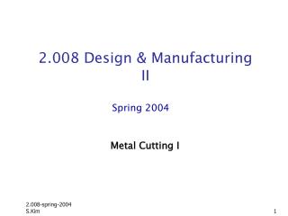 2.008-spring-2004 S.Kim