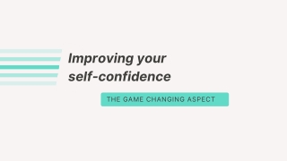 EDUMINATI - Improving your self-confidence