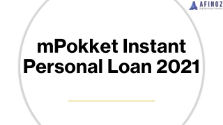 Get Instant Loan From India's Best Personal Loan App - mPokket