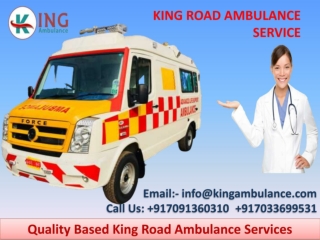 King Ambulance Service in Dumka and Ramgarh with Medical Team