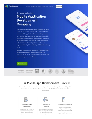 MOBILE APPS DEVELOPMENT COMPANY IN INDIA | MOBILE APP DEVELOPMENT SERVICES