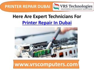 Here Are Expert Technicians For Printer Repair In Dubai