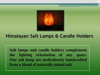 Shop Himalayan Salt Lamps & Candle Holders