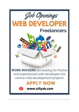 FREELANCE WEB DEVELOPMENT JOBS FOR FRESHER