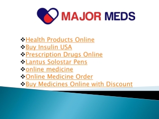 Prescription Drugs Online