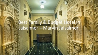 Best Family & Budget Hotel in Jaisalmer – Marvin Jaisalmer