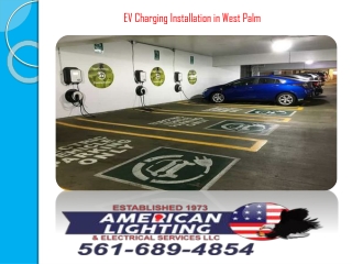 EV Charging Installation in West Palm