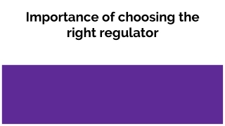 Importance of Choosing LPG Regulator