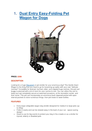 Dog pram| EasyMart Australia