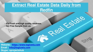 Extract Real Estate Data Daily from Redfin