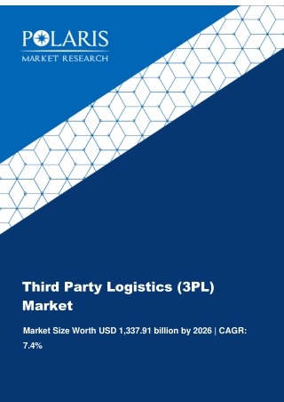 Third Party Logistics (3PL) Market Share, Size, Trends, Industry Analysis Report By Service (Dedicated Contract Carriage