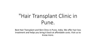 "Hair Transplant Clinic in Pune | Skin Specialist in Pune | Zayn Skin Clinic