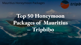 Top 50 Honeymoon Packages of Mauritius – Tripbibo