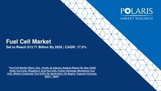 Fuel Cell Market 2020 | Scope of Current and Future Industry 2026