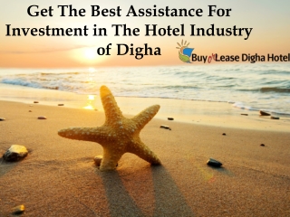 Get The Best Assistance For Investment in The Hotel Industry of Digha