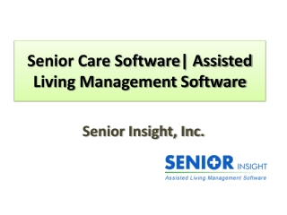 Assisted Living Management software