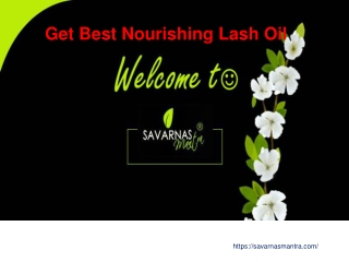 Best nourishing lash oil