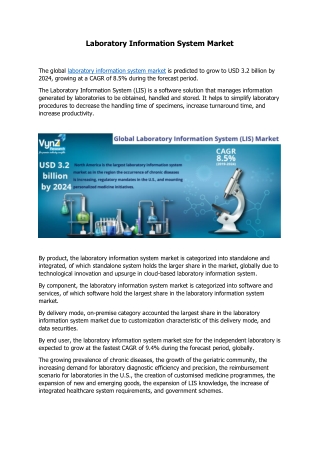 Laboratory Information System Market