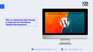 Why an Optimized UI/UX Design is Important for WordPress Website Development