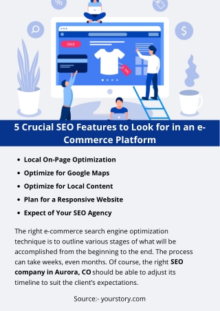 5 Crucial SEO Features to Look for in an e-Commerce Platform