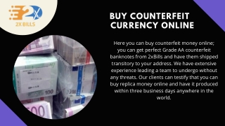 Buy Counterfeit Bills Online