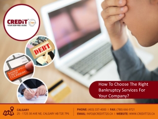 HOW TO CHOOSE THE RIGHT BANKRUPTCY SERVICES FOR YOUR COMPANY?