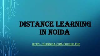 Distance learning in Noida