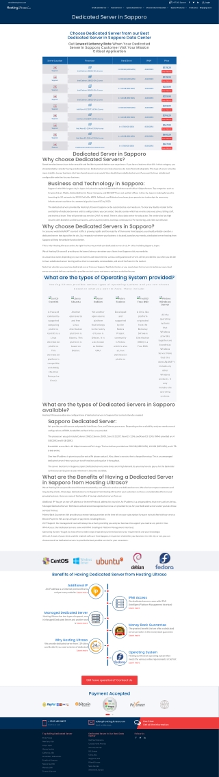 Sapporo Dedicated Server