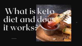 What is keto diet and does it works ?