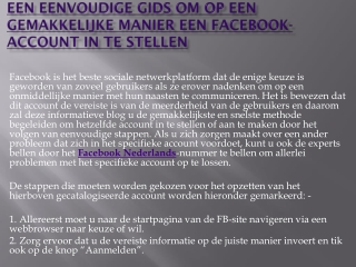 Contact opnemen met Facebook Technische hulp voor jou