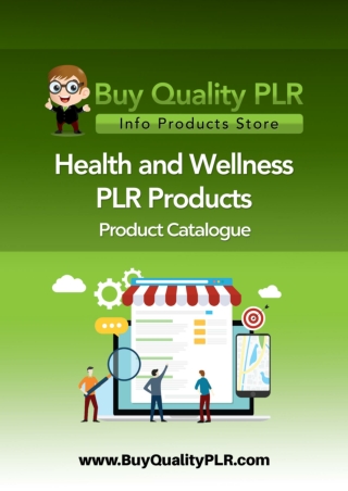 Top Selling Health and Wellness PLR Courses and Guides in 2021