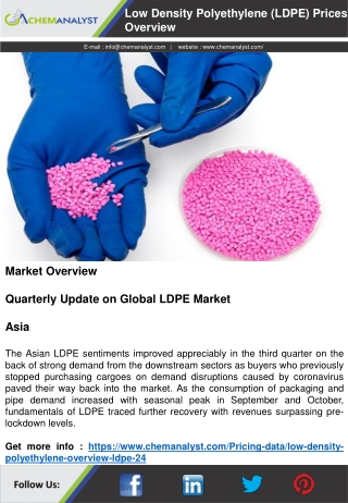 Low Density Polyethylene Prices, News, Chart, Trend | ChemAnalyst