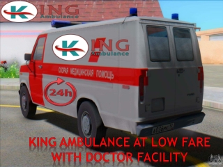 King ambulance service in Birsanagar and Bara Ghagra