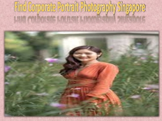 Find Corporate Portrait Photography Singapore